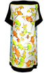 Amanda "Birds of Hyde Park/Ginkgo Leaves" Silk Scarf Tunic